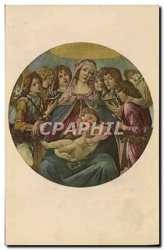 Cartes postales Madonna Della Melagrana Botticelli