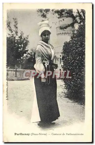 Ansichtskarte AK Folklore Parthenay Costume de Parthenaisienne