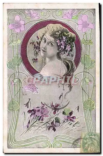 Cartes postales Fantaisie Illustrateur Femme