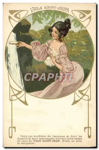 Cartes postales Fantaisie Illustrateur Femme Vals les Bains