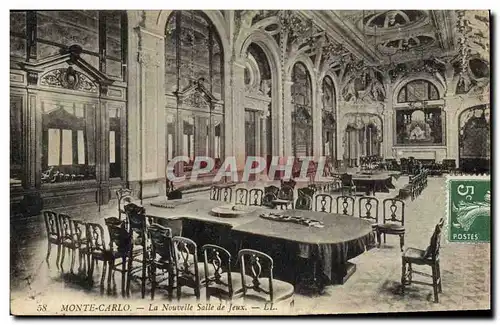 Cartes postales Casino Monte Carlo La nouvelle salle de jeux