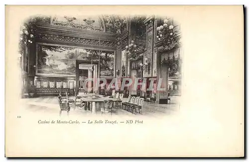 Cartes postales Casino Monte Carlo La salle Touzet