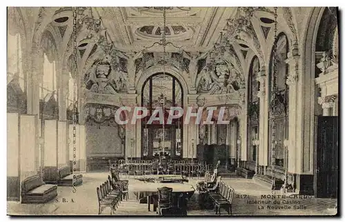 Cartes postales Casino Monte Carlo Interieur du casino La nouvelle salle