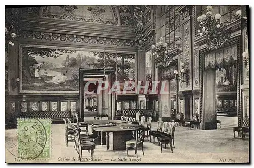 Cartes postales Casino Monte Carlo la salle Touzet