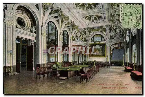 Cartes postales Casino Monte Carlo Nouvelle salle Schmitt