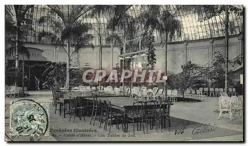 Cartes postales Casino Pau Palais d&#39hiver Les tables de jeu