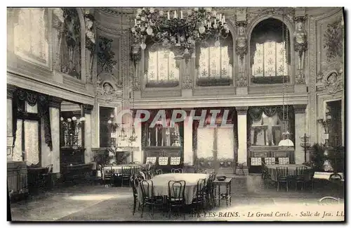 Cartes postales Casino Aix les Bains Le Grand Cercle Salle de jeu