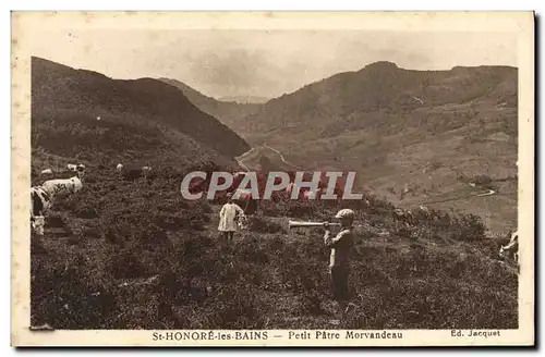 Cartes postales Folklore St Honore les Bains Petit Patre Morvandeau