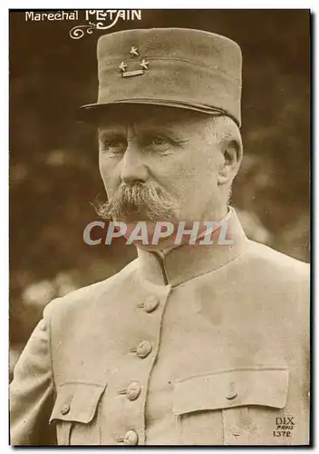 Ansichtskarte AK Militaria Marechal Petain