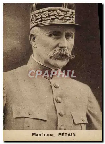 Ansichtskarte AK Militaria Marechal Petain