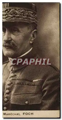 Cartes postales Militaria Marechal Foch