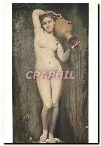 Cartes postales Ingres La source