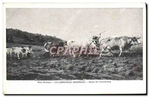 Cartes postales Rosa Bonheur Le labourage Nivernais Musee du Luxembourg