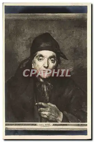 Cartes postales Abel Boye Vieille femme Exposition 1902