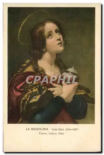 Cartes postales La Maddalena Carlo Dolci Firenze Galleria Uffizi