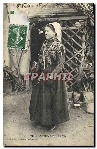 Cartes postales Folklore Costume du pays