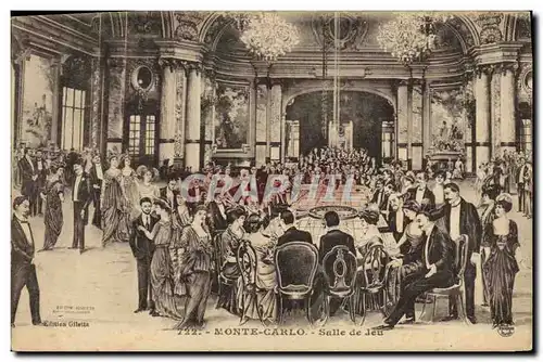 Cartes postales Casino Monte Carlo Salle de jeu
