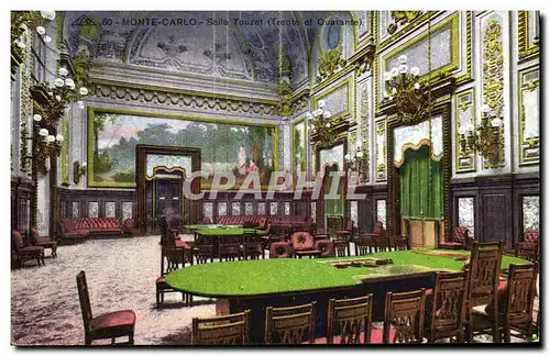 Cartes postales Casino Monte Carlo Salle Touzet Trente et Quarante