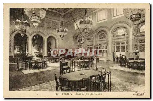 Cartes postales Casino Vichy Salle de jeu du casino