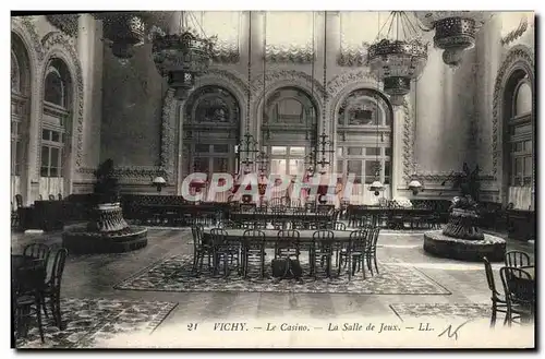 Cartes postales Casino Vichy La salle de jeux