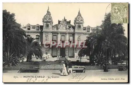Cartes postales Casino Monte Carlo