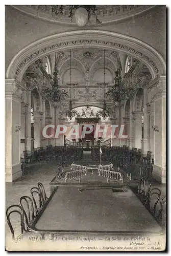 Cartes postales Casino Royan Le casino municipal La salle des fetes et la rotonde