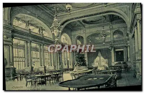 Cartes postales Casino Ostende Kursaal Salle des jeux
