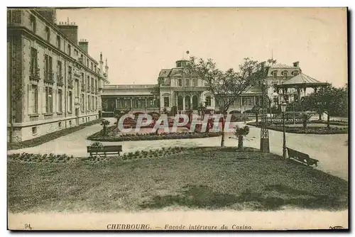 Cartes postales Casino Cherbourg Facade interieure