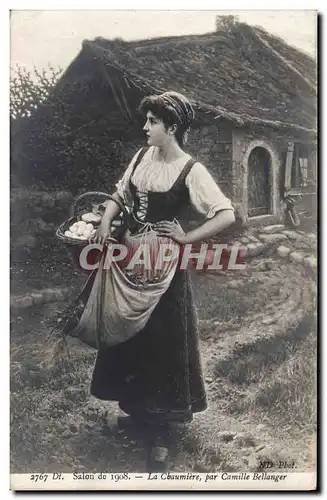 Cartes postales Salon de 1908 La chaumiere Camille Bellanger