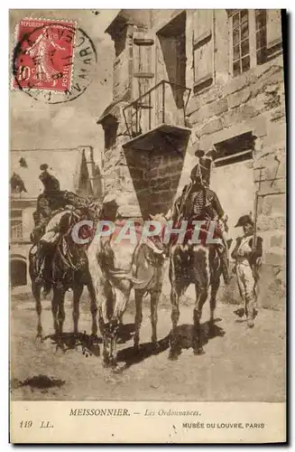Cartes postales Meissonnier Les ordonnances Musee du Louvre Paris