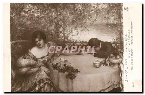 Cartes postales Salon 1913 Ridel Fin d&#39un reve