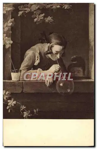 Cartes postales National Gallery Chardin Sopa Bubbles Savon