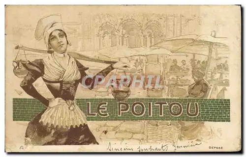 Cartes postales Folklore Le Poitou