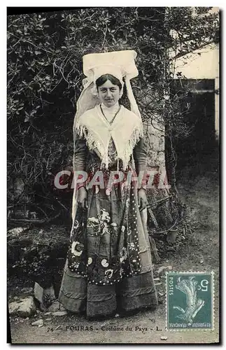 Cartes postales Folklore Fouras Costume du pays