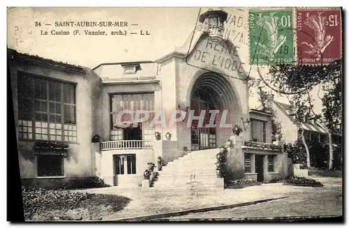 Cartes postales Casino Saint Aubin sur Mer le casino