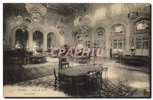Cartes postales Casino Vichy Salle de jeux du casino