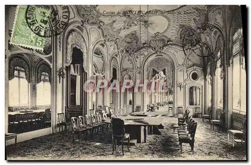 Cartes postales Casino Monte Carlo Salle de roulette
