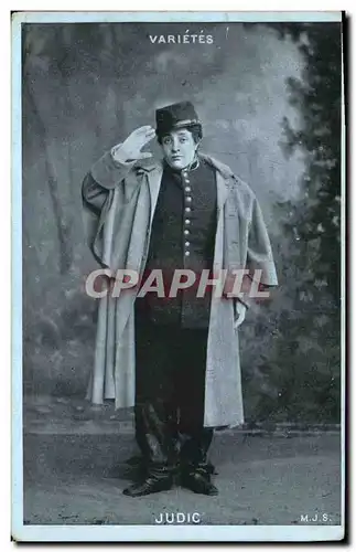 Cartes postales Varietes Judic