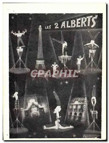 Cartes postales Les � Albertss Tour Eiffel Paris