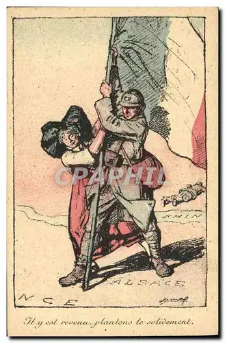 Cartes postales Militaria Alsace