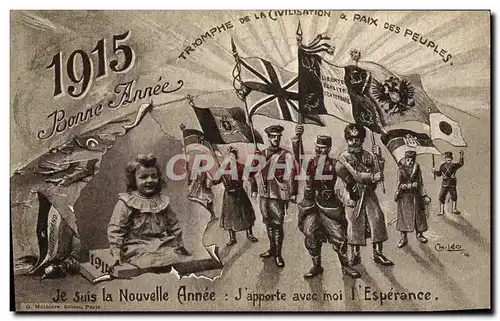 Cartes postales Militaria 1915 Enfant