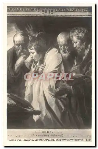 Ansichtskarte AK Jordaens Paris Musee du Louvre Les quatre evangelistes