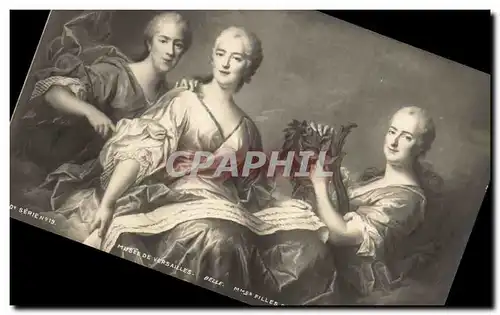 Ansichtskarte AK Musee de Versailles Filles de Louis XV