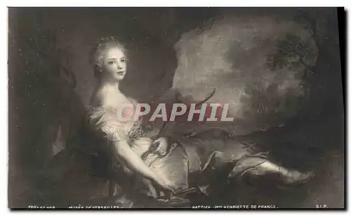 Ansichtskarte AK Musee de Versailles Nattier Mme Henriette de France