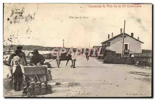 Cartes postales Folklore Vue sur le Port