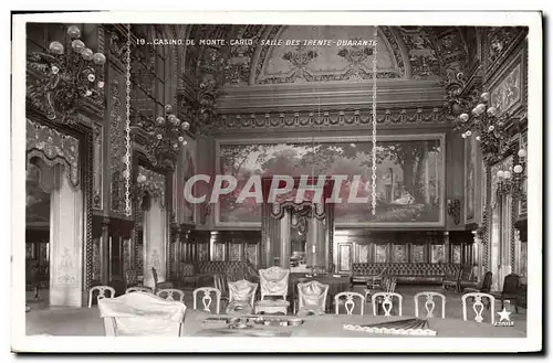 Cartes postales Casino de Monte Carlo Salle des Trente et Quarante