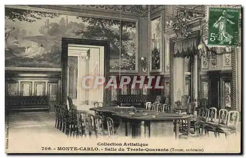 Cartes postales Casino de Monte Carlo Salle du Trente Quarante Touzet