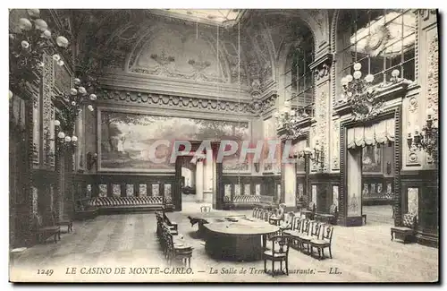 Cartes postales Casino de Monte Carlo La salle de Trente et Quarante
