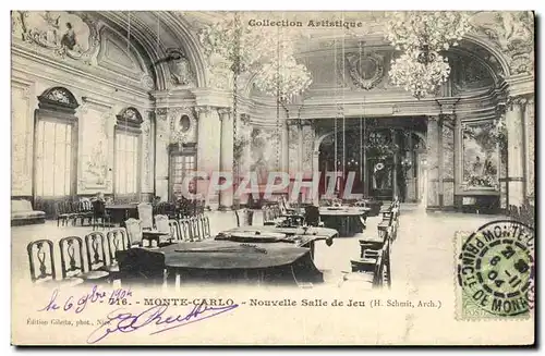 Cartes postales Casino de Monte Carlo Nouvelle salle de jeu