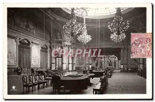 Cartes postales Casino de Monte Carlo Salle Schmidt